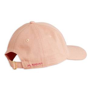 Mini Rodini - Gorro de algodón orgánico To The Moon And Back | Rosa