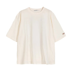 Bobo Choses - Camiseta de algodón orgánico con estampado floral oscuro | Blanca