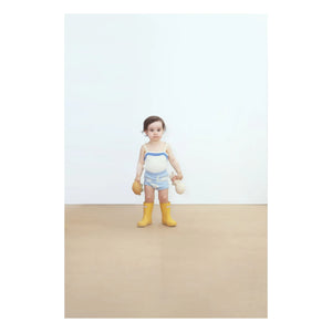 Tinycottons - Body de tirantes fruncido | Blanco