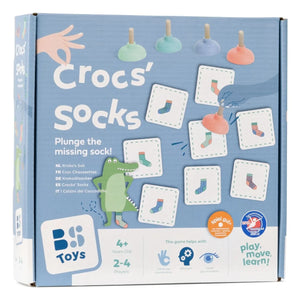 BS Toys - Juego de observación Calcetines de cocodrilo