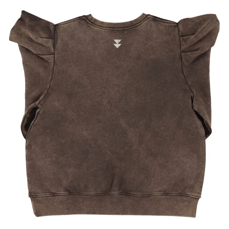Sisters Department - Sudadera de algodón orgánico Matilda | Marrón