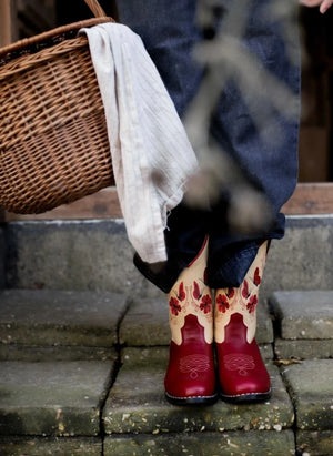 Bootstock - Botas vaqueras Bloom | Rojo
