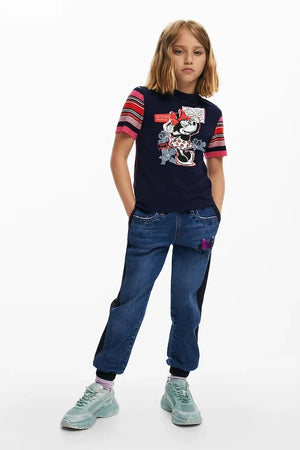 Camiseta de algodón para niños Desigual x Disney
