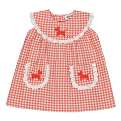 Hello Simone - Vestido Vichy Scarlett | Rojo