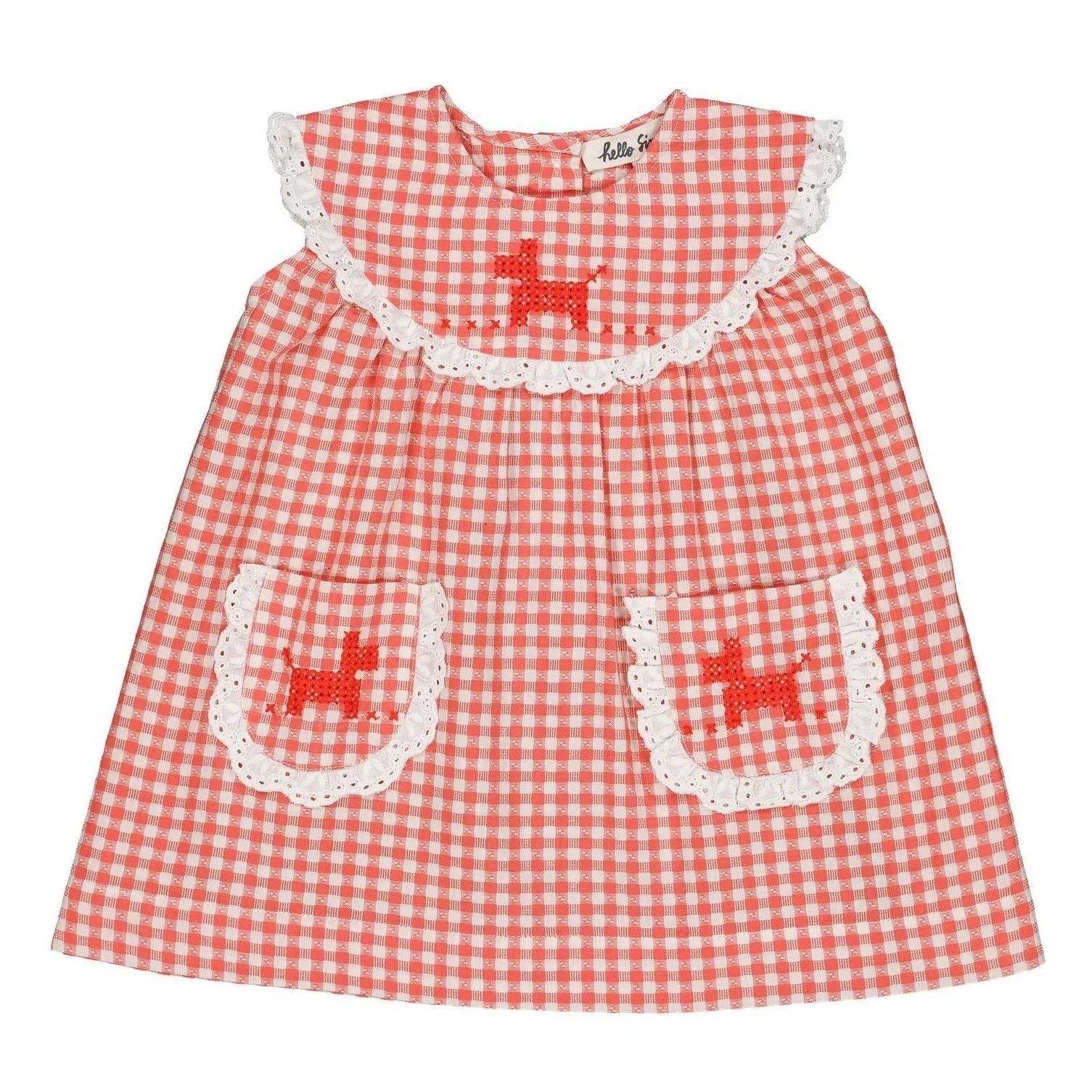 Hello Simone - Vestido Vichy Scarlett | Rojo