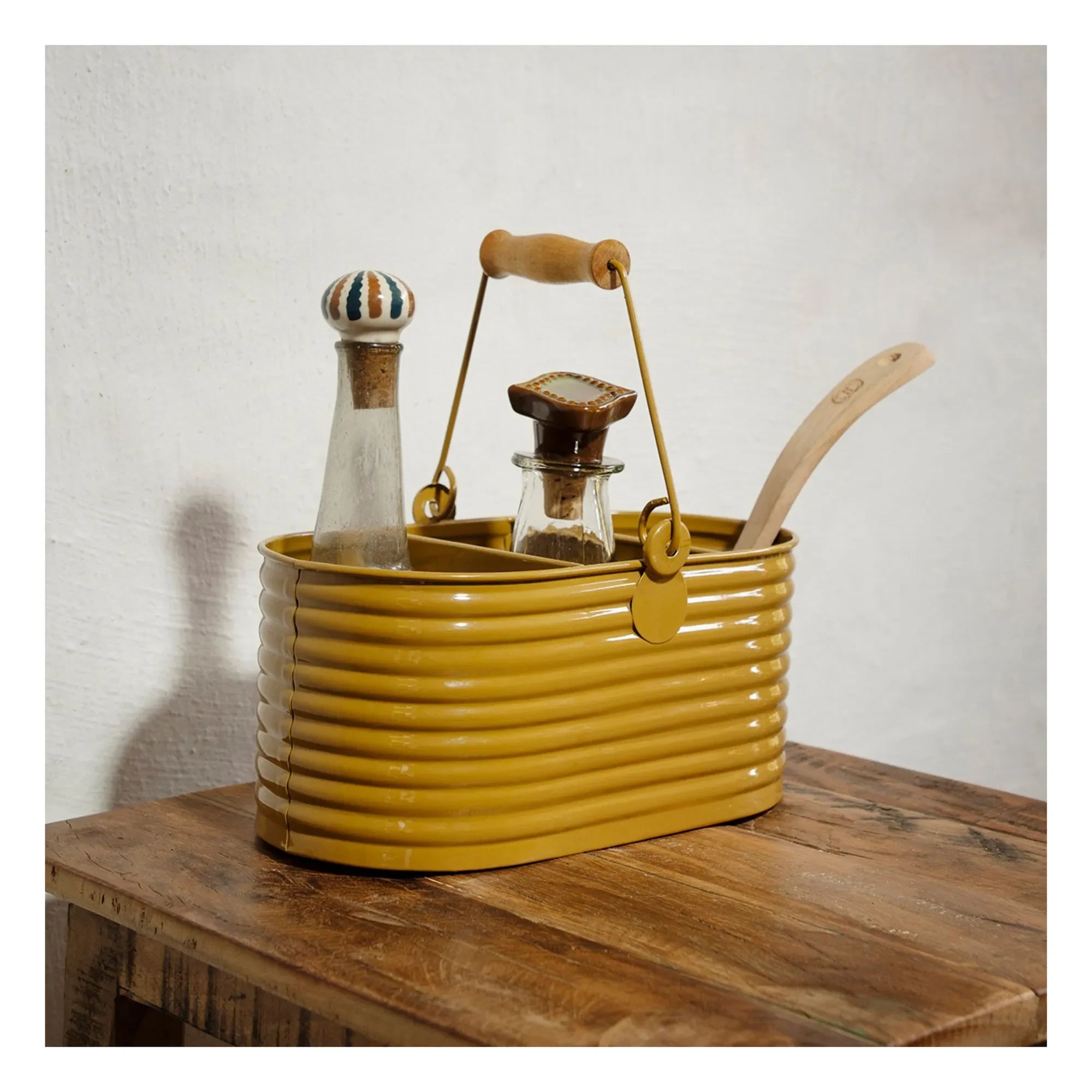 Madam Stoltz - Cuberteros de acero | Olive