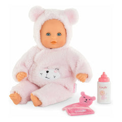 Corolle - Mi primera muñeca - Osito de Amor y accesorios | Rosa pálido
