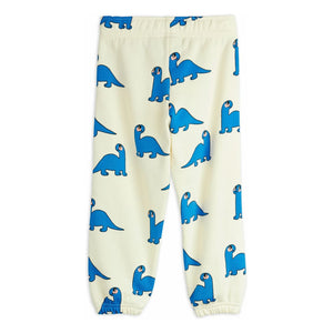 Mini Rodini - Joggers de algodón orgánico Dinos | Crudo