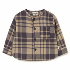 Cazadora Levi de cuadros | Beige