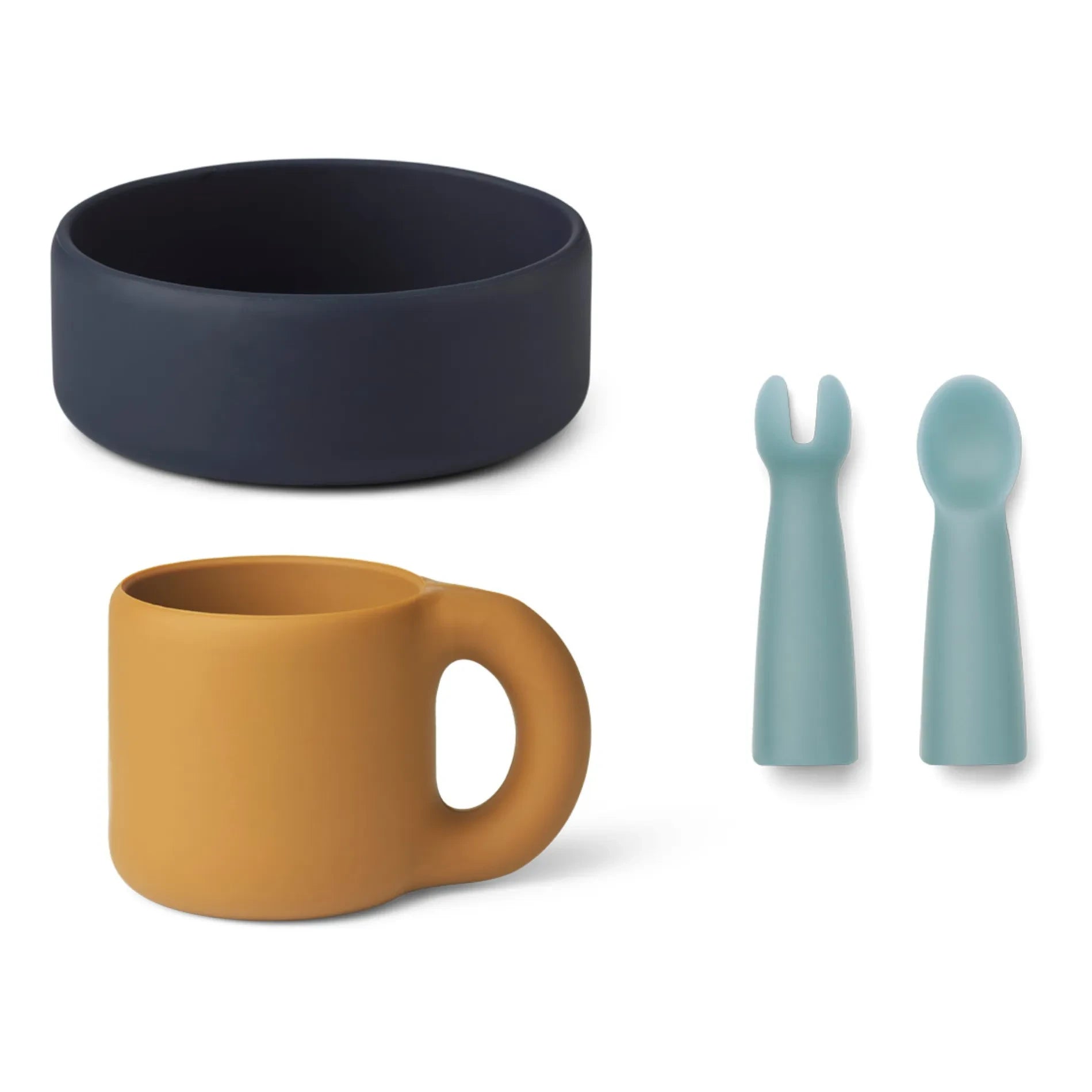 Liewood - Juego de mesa Lise - 4 piezas | Azul