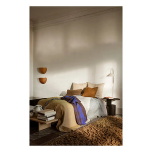 Ferm Living Kids - Cestas de pared de ratán - Juego de 2