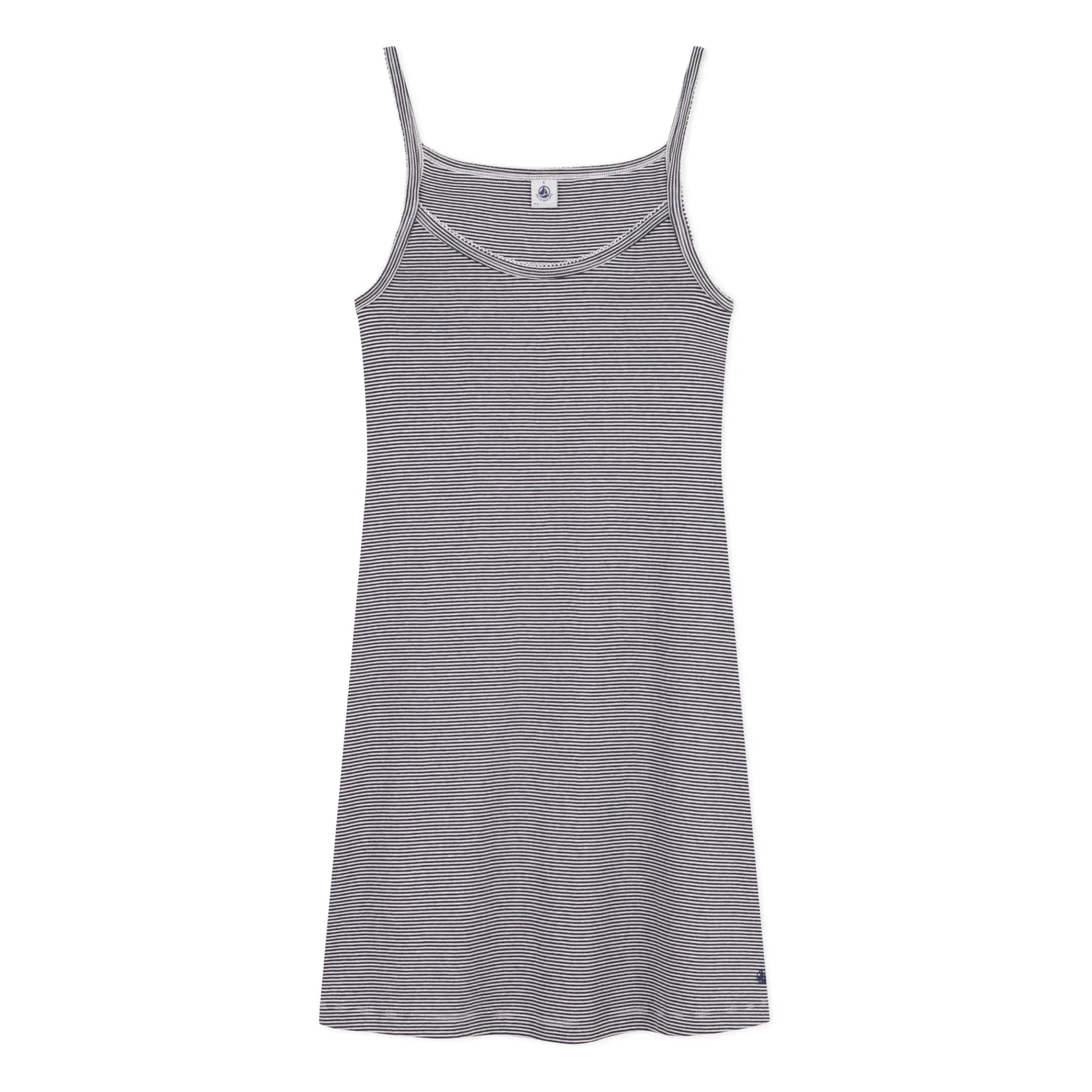 Petit Bateau - Camisón Muturi de algodón orgánico | Azul Marino