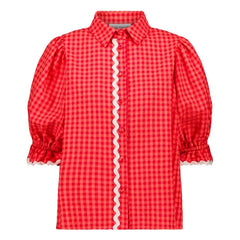 Elise Chalmin - Jim Camisa de algodón | Roja