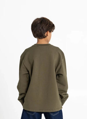 Smallable Kid - Favio Friends & Co Sudadera de Algodón Orgánico | Verdigris