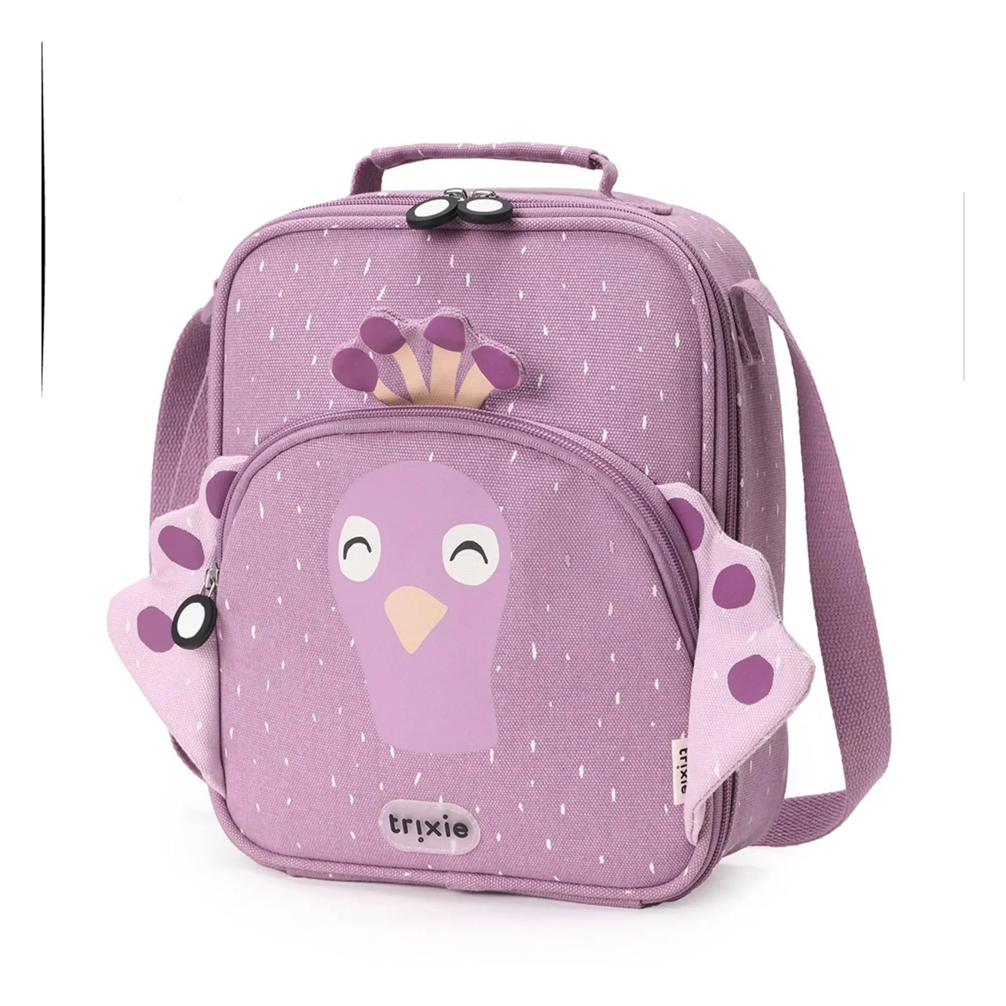 Trixie - Bolsa de almuerzo térmica Mrs. Peacock | Morado