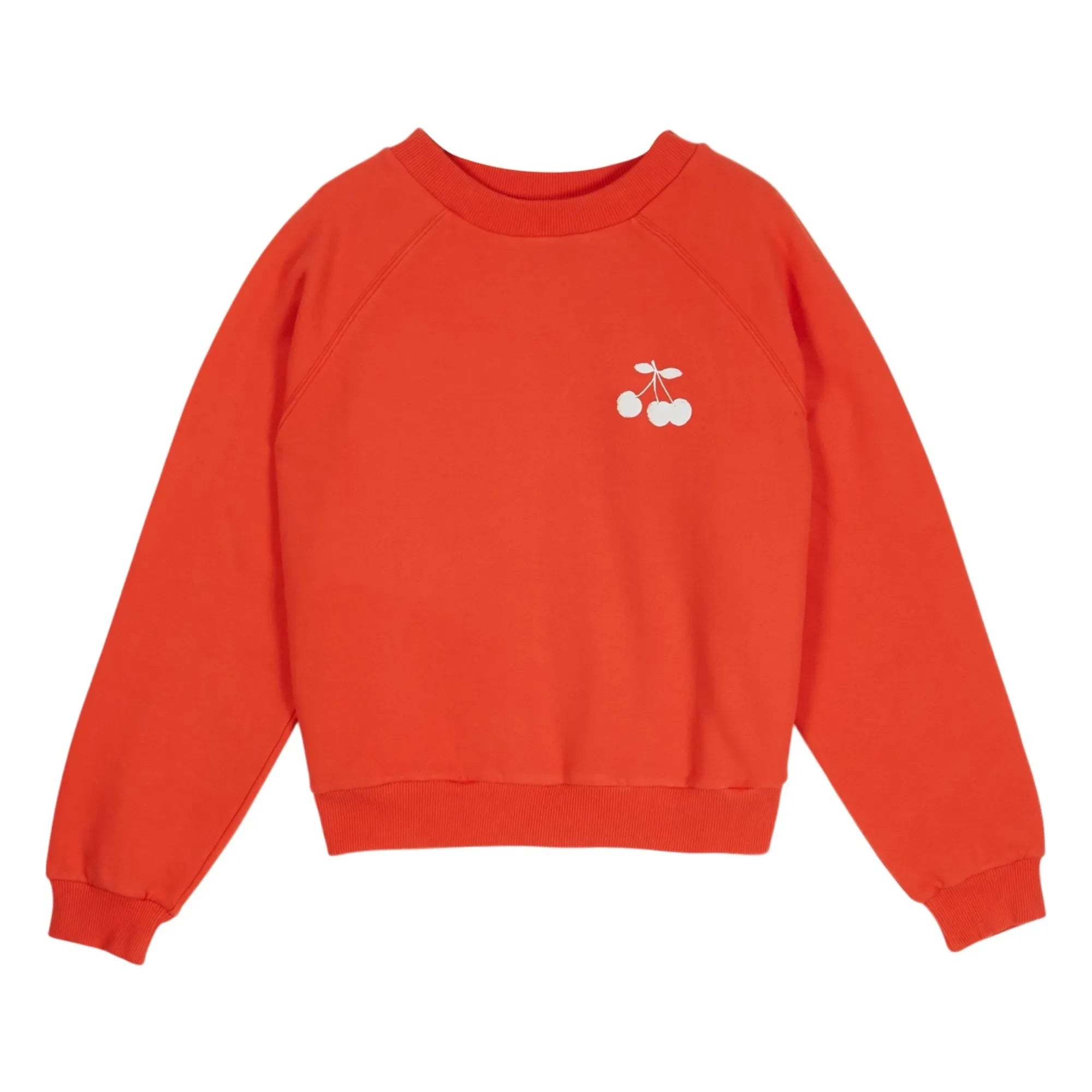 Emile et Ida - Sudadera de algodón orgánico con estampado de cerezas | Poppy