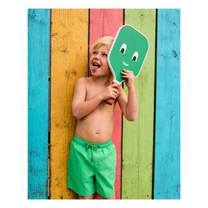 Beachlife - Bañador corto texturizado liso | Verde