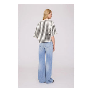 Anine Bing - Top a Rayas Myers | Negro