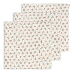 Konges Sløjd - Pañales de tela Verona Blues - Set de 3 | Crudo