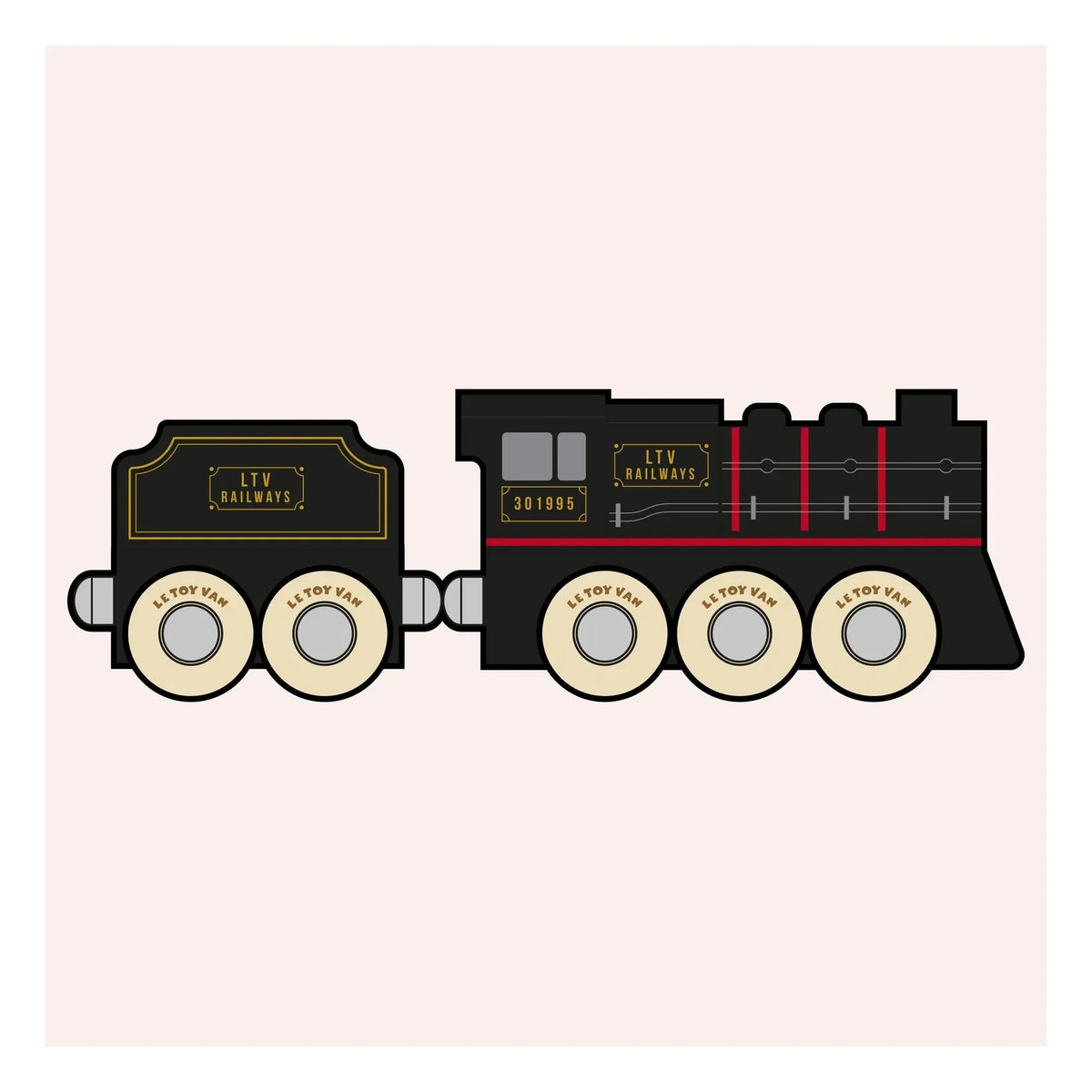 Le Toy Van - Locomotora Francis | Negro