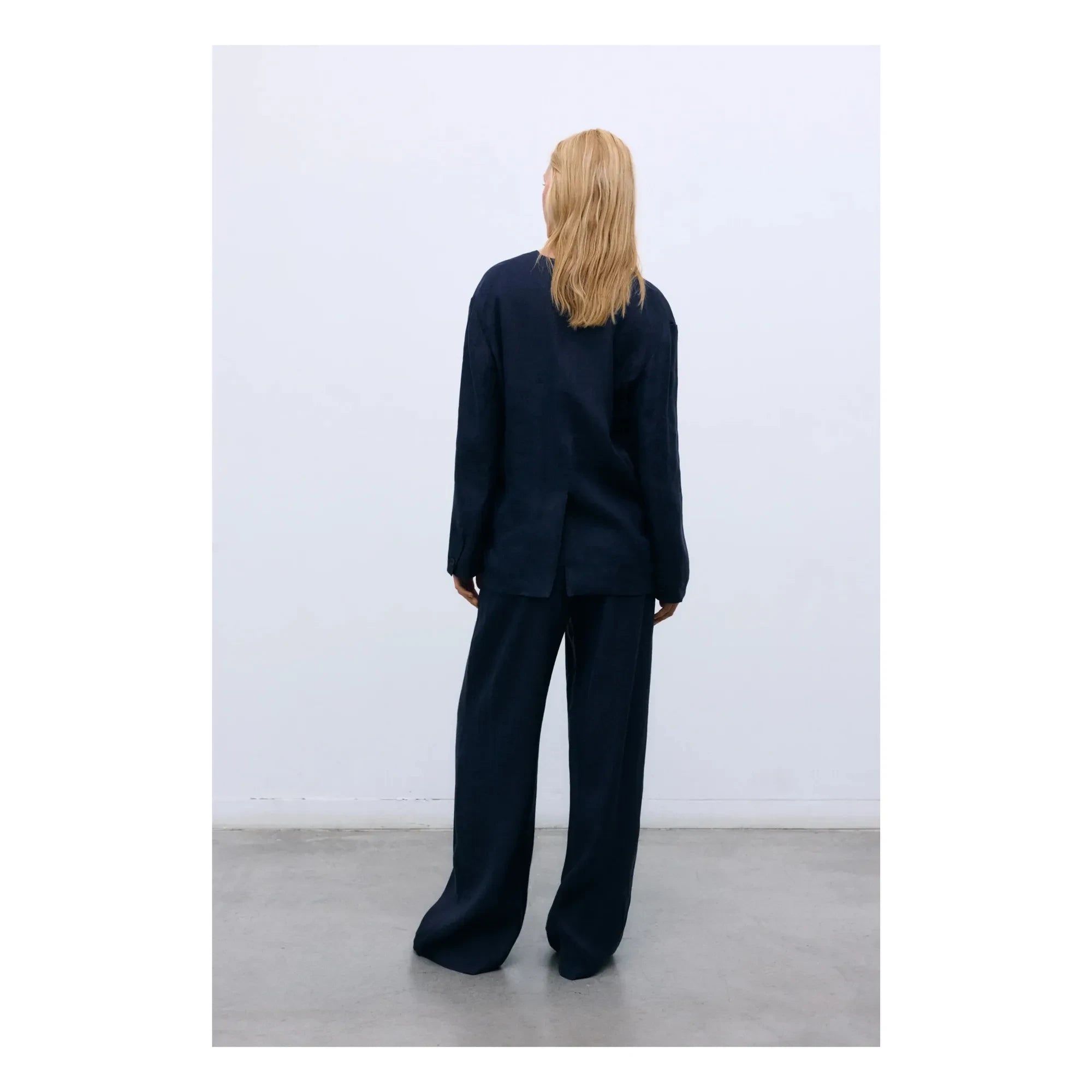 the new society - Luz Keten Pantalón | Azul marino