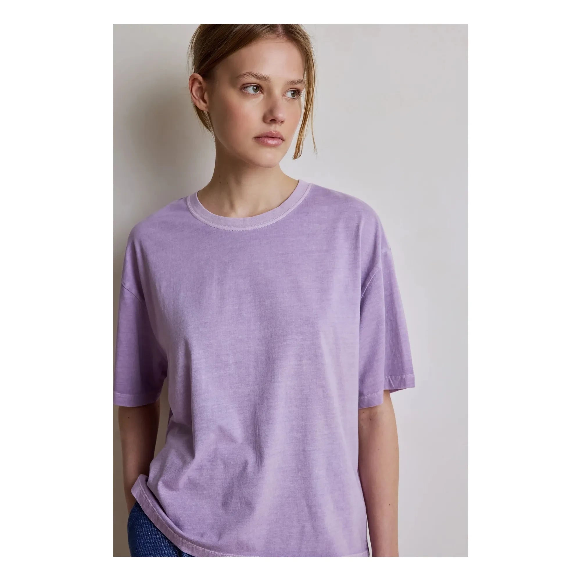 Hod - Camiseta de Algodón Ámbar | Lila