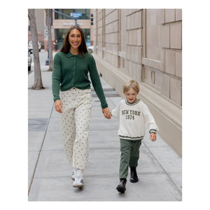 Rylee + Cru - Sudadera Raglán New York Mini | Crudo