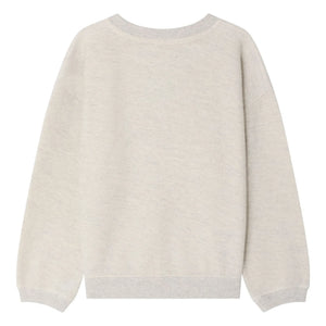Bonpoint - Sudadera de algodón orgánico Tayla | Gris jaspeado
