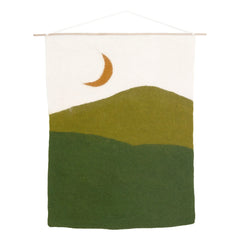 Muskhane - Colgador de pared de fieltro de noche | Oliva