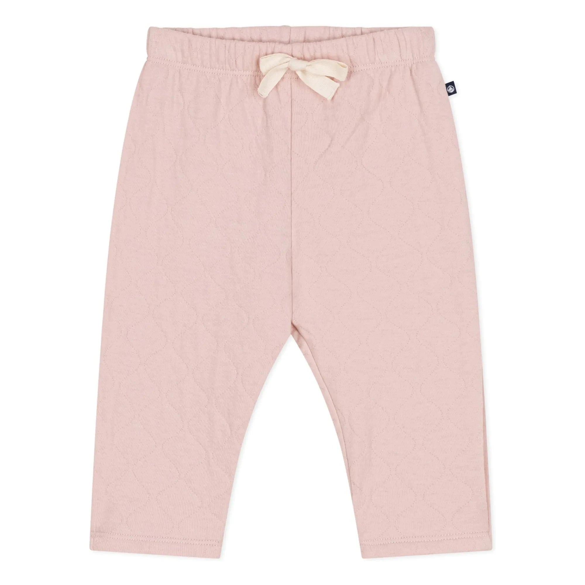 Petit Bateau - Pantalones Acolchados Tapucin de Algodón Orgánico | Rosa Viejo