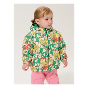 Bobo Choses - Chaqueta de bebé reversible de fibra reciclada con bloques de color | Amarillo