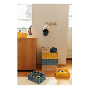 Liewood - Caja Plegable Weston - Pack de 2 | Azul Playa