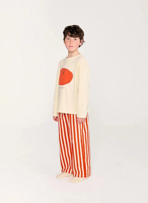 Bobo Choses - Bobo Choses Conjunto de camiseta y pantalón de algodón orgánico | Rojo