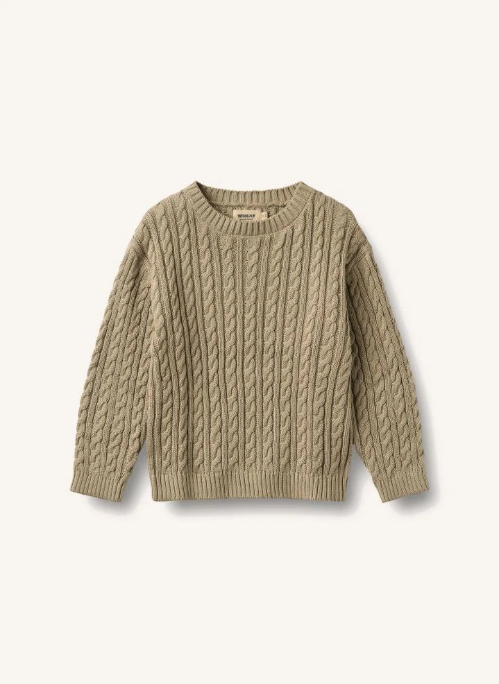 Wheat - Oliver suéter de algodón orgánico | Beige