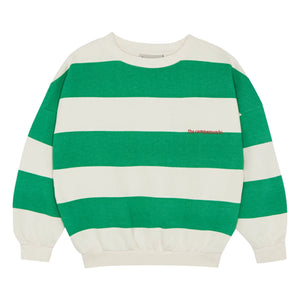 The Campamento - Sudadera de rayas oversize | Verde