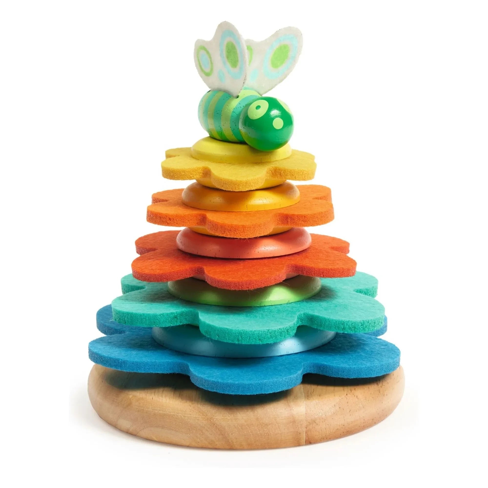Djeco - Set de apilamiento Butterflower