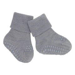GOBABYGO - Calcetines Antideslizantes de Lana Merino | Gris