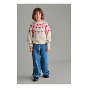 Mipounet - Jersey Corazones Nórdicos | Crema