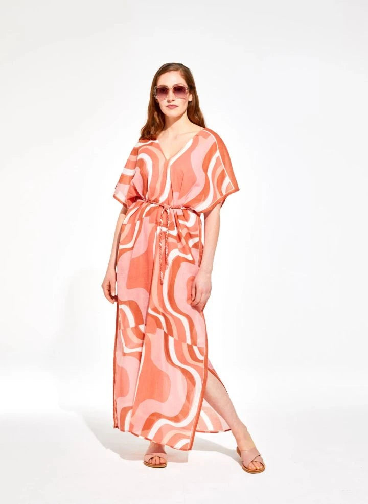 Mapoésie - Vestido Hydra Songe | Coral