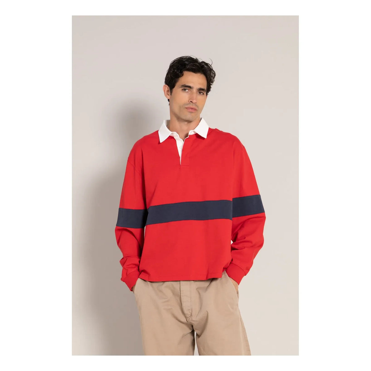 Smallable Man - Fausto Camiseta polo de algodón orgánico | Rojo oscuro