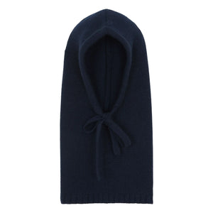 Kujten - Balaclava Sybel de cachemir y punto | Azul marino