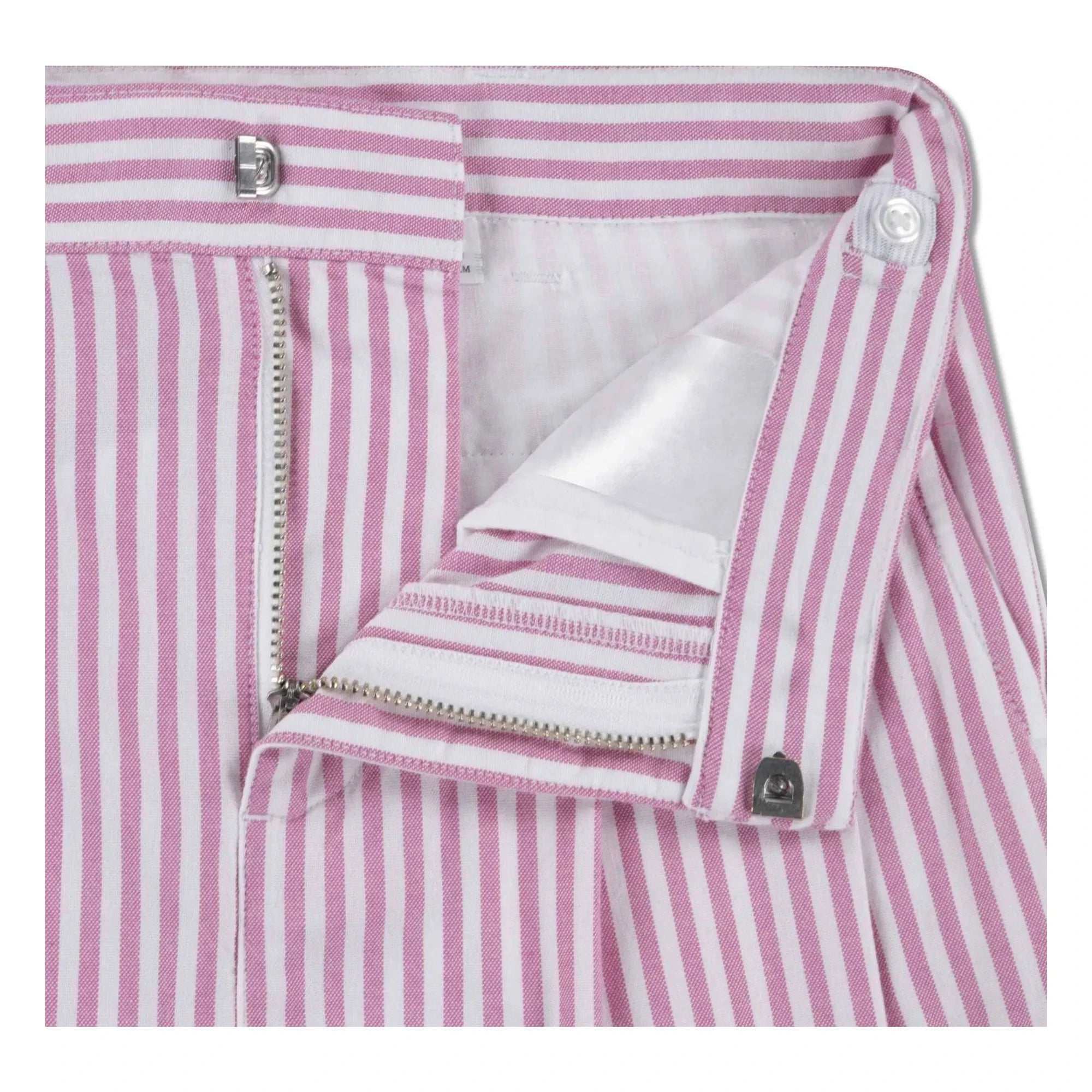 Lacoste - Shorts Pinch de Algodón Orgánico con Rayas | Rosa