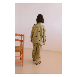 Studio Bohème - Sudadera Bart Karpuz de algodón orgánico con rizo francés | Caqui