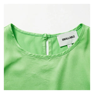 Smallable Woman - Vestido camiseta Edith | Verde pradera