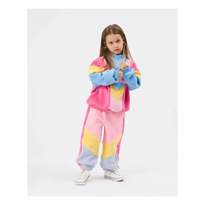 Goldie + Ace - Renk Bloklu Polar Jogger | Pembe