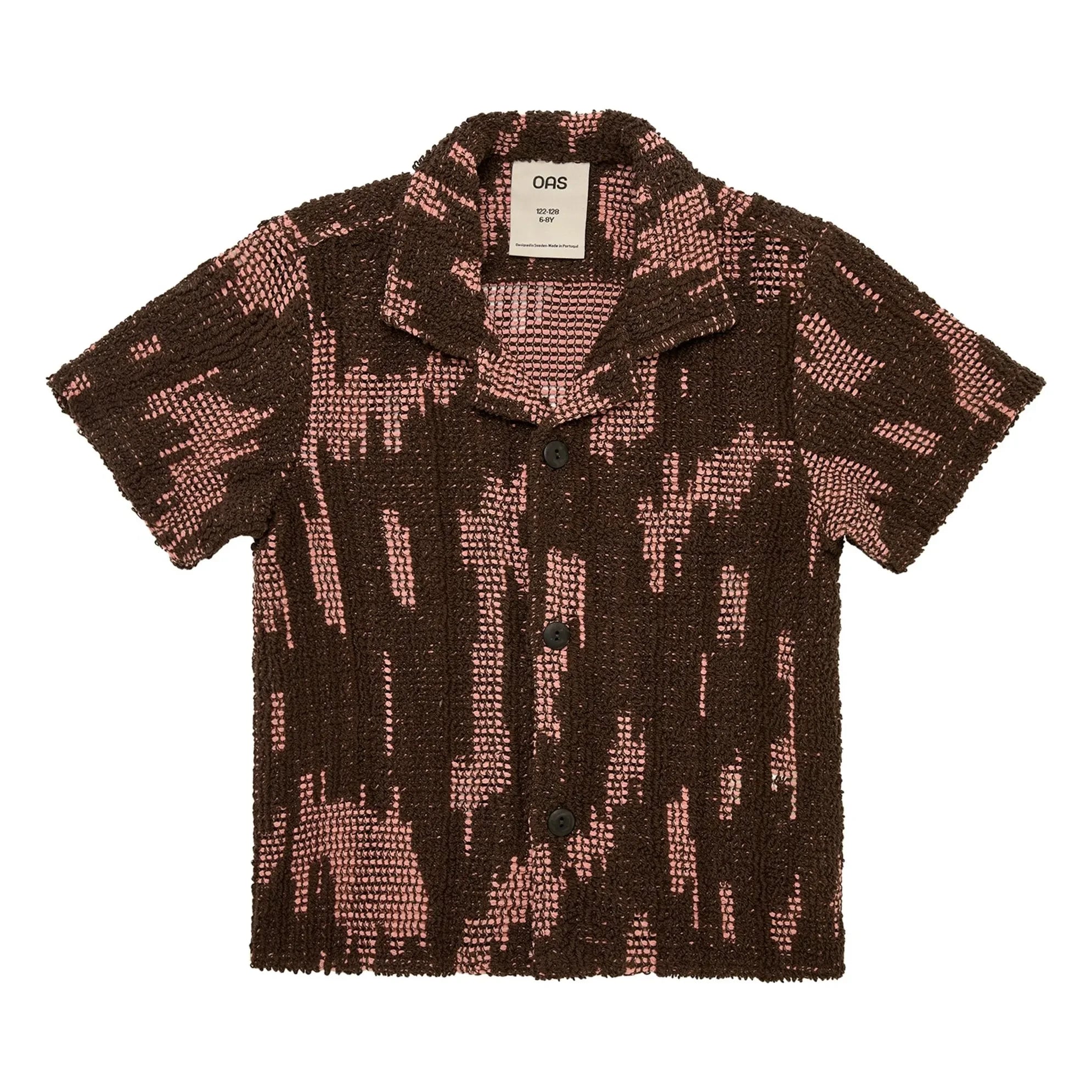 OAS - Camisa de ganchillo Brink Palmer | Marrón