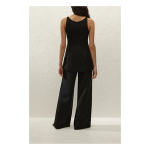 Faithfull the Brand - Pantalones de lino Syna | Negro