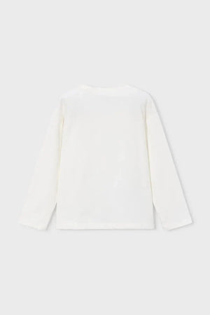 Blusa de manga larga de algodón para niños Mayoral