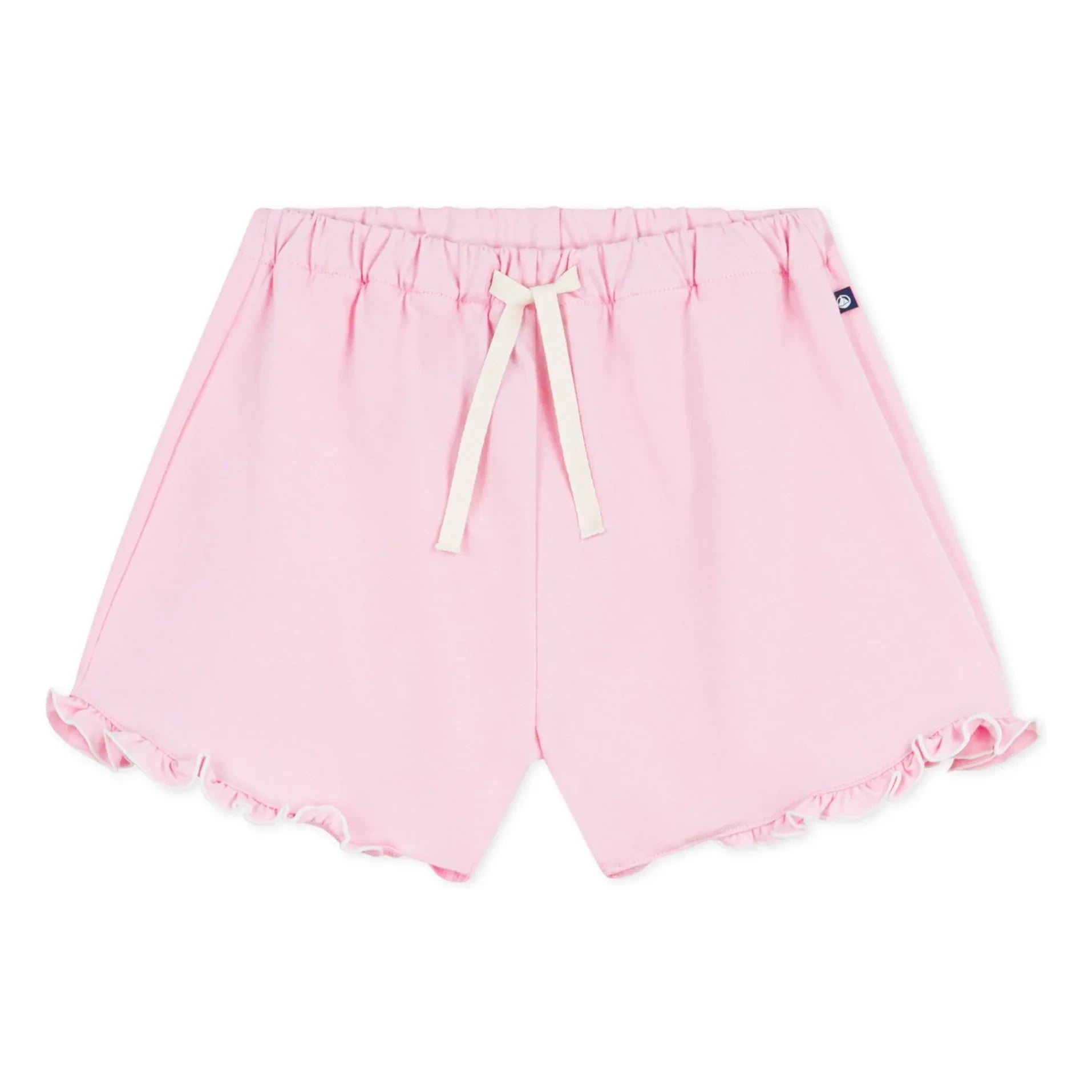 Petit Bateau - Pantalón corto con volantes | Rosa