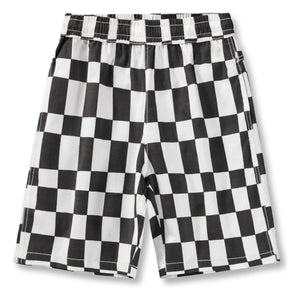 Molo - Pantalones cortos de algodón orgánico Arrow Damier | Negro
